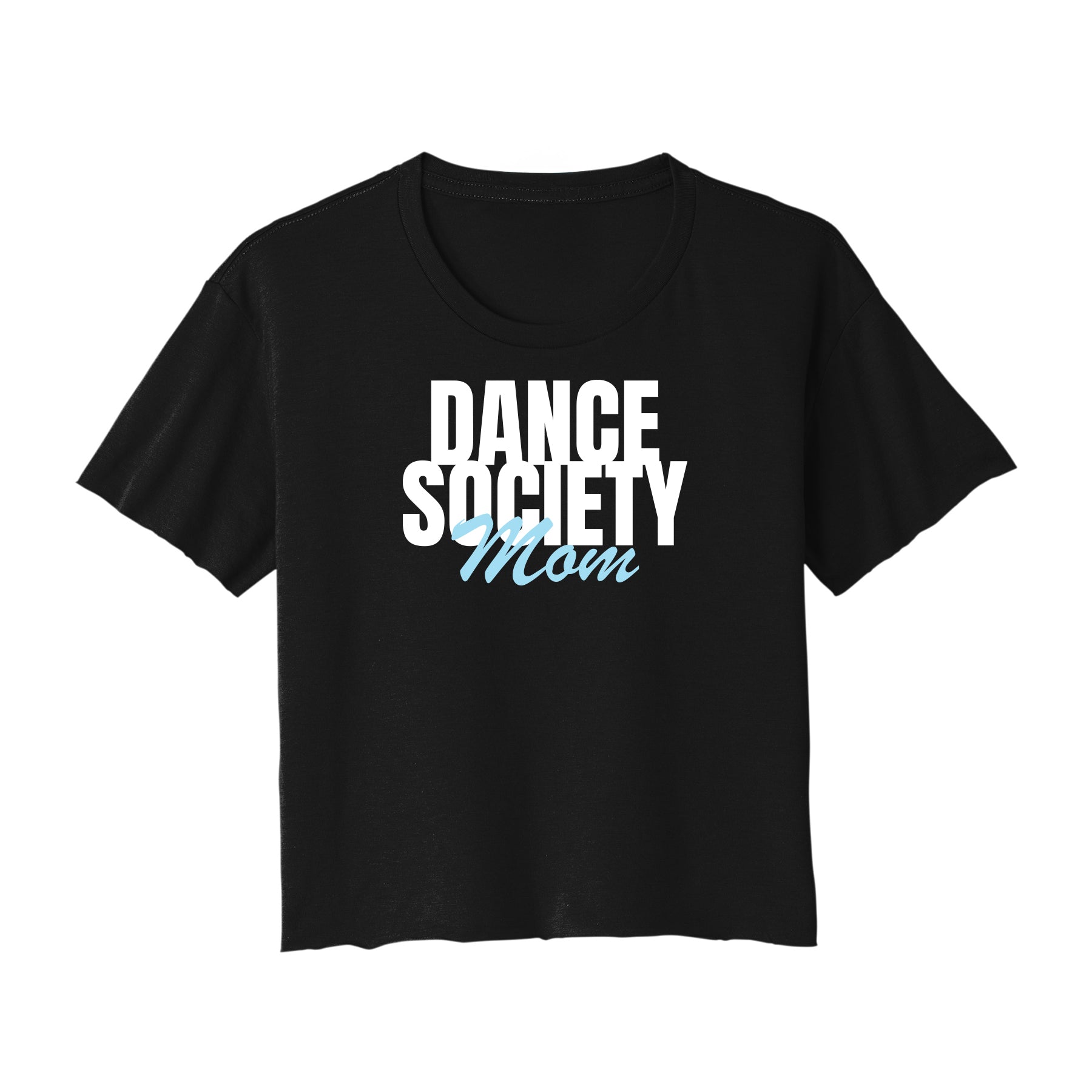 Dance Society Mom Curved Cropped Tee