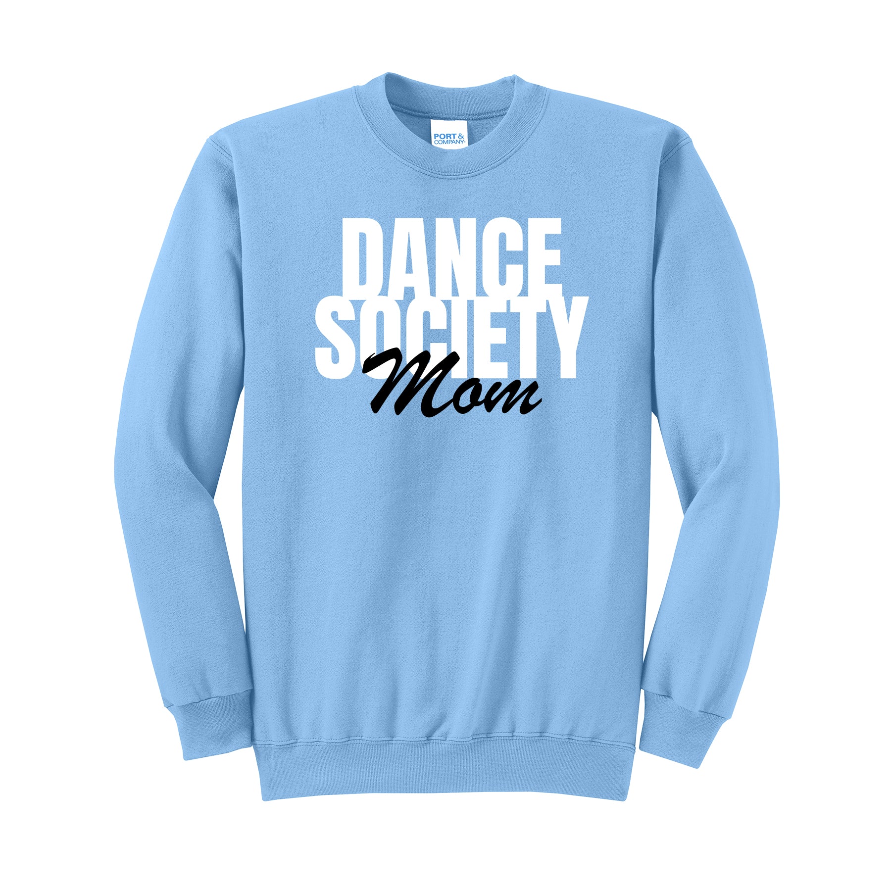 Dance Society Mom Stacked Crewneck Sweatshirt