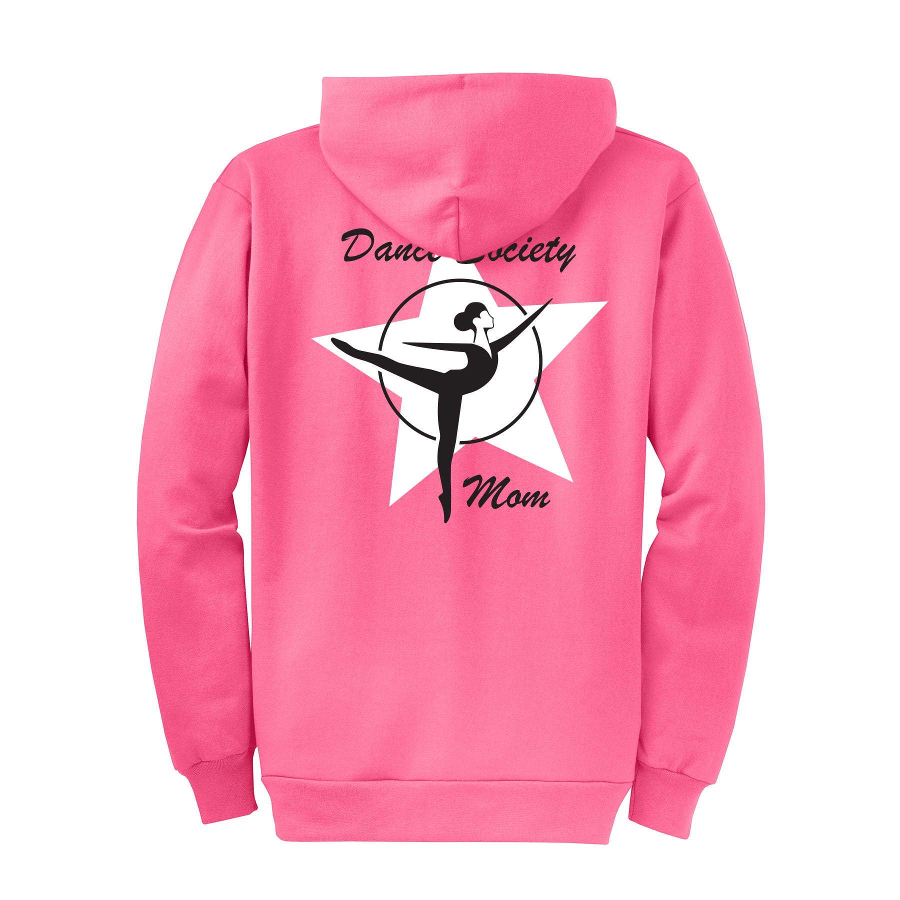 Dance Society Mom Full Zip Sweatshirt (Custom Name Option)
