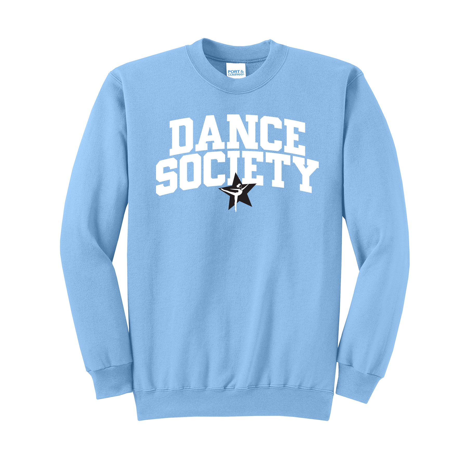Dance Society Curved Crewneck Sweatshirt