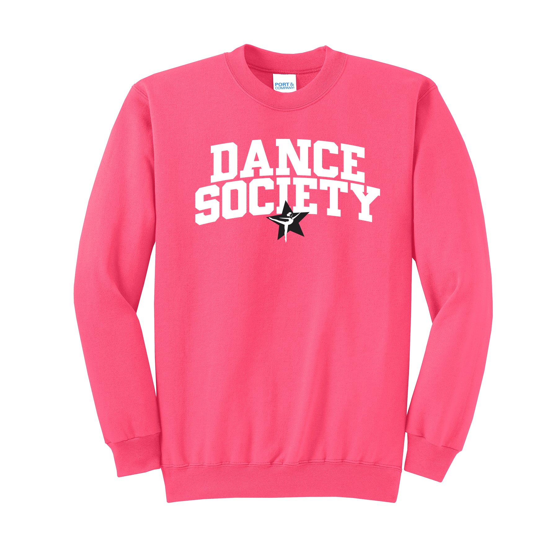 Dance Society Curved Crewneck Sweatshirt