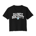 Dance Society Distressed Cropped Tee