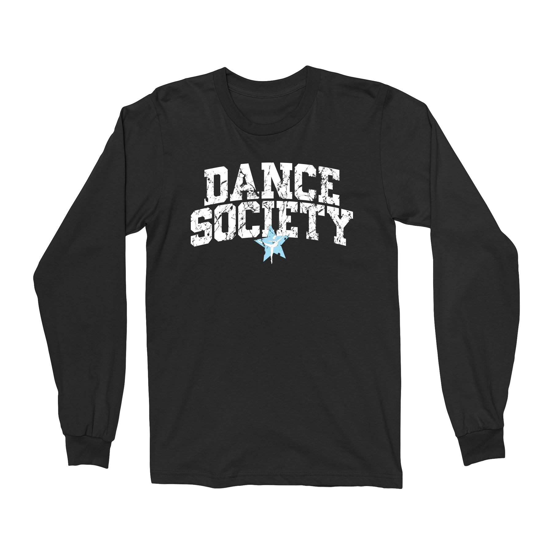 Dance Society Distressed Long Sleeve Tee