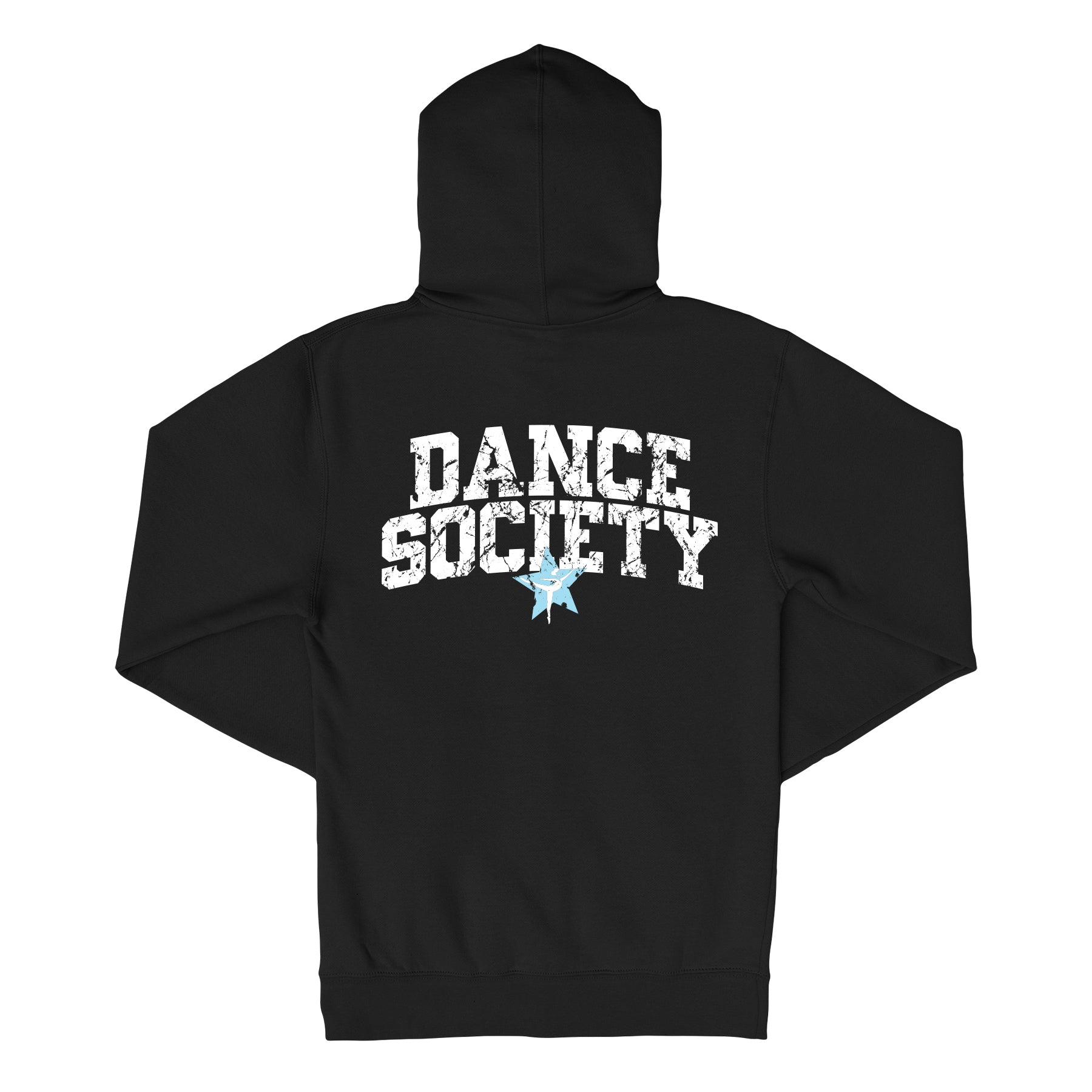 Dance Society Distressed Full Zip Sweatshirt