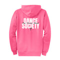 Dance Society Stacked Full Zip Sweatshirt (Custom Name Option)