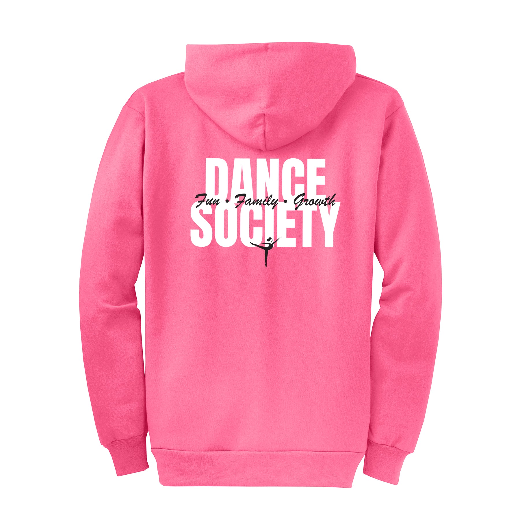 Dance Society Stacked Full Zip Sweatshirt (Custom Name Option)