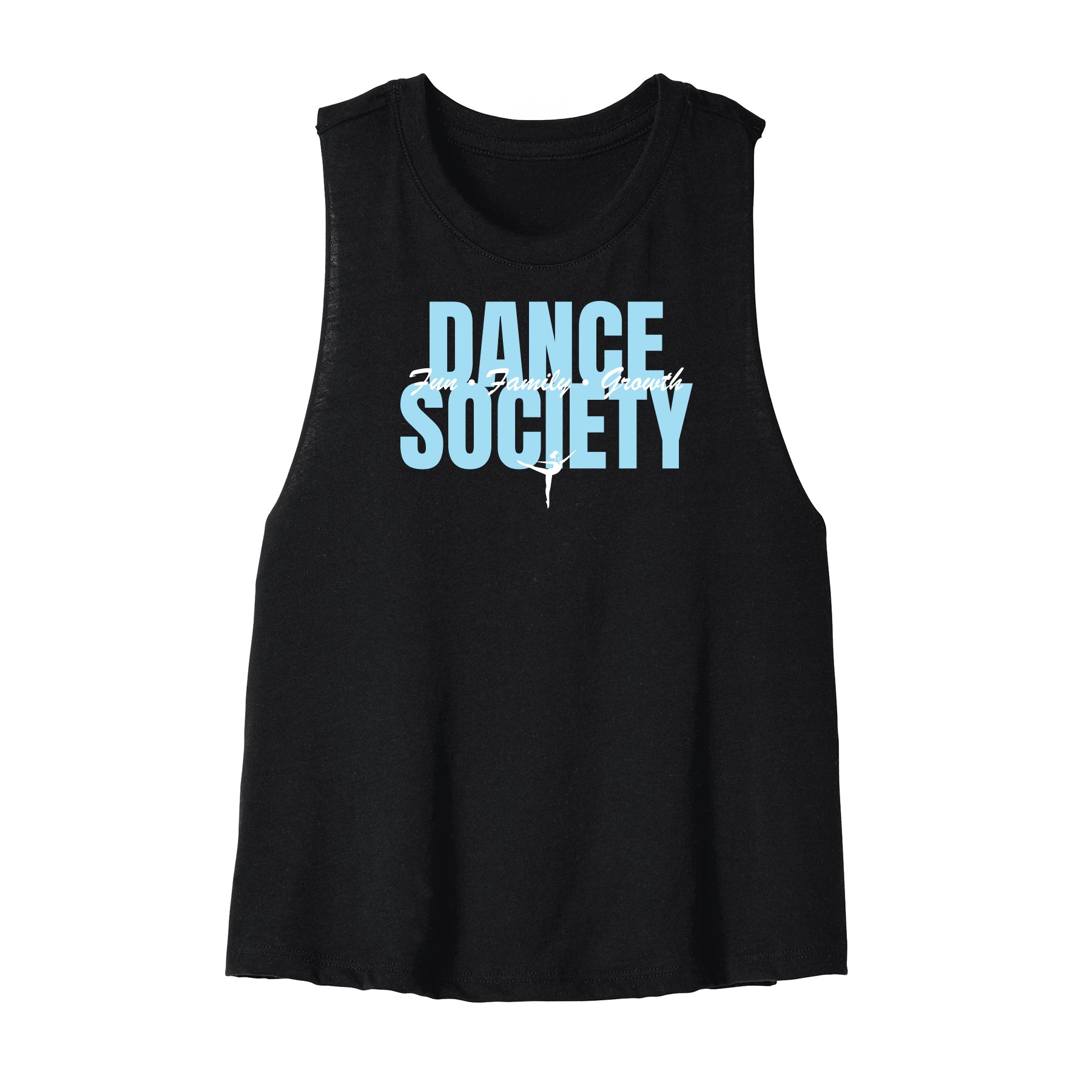 Dance Society Stacked Women's Cropped Tank