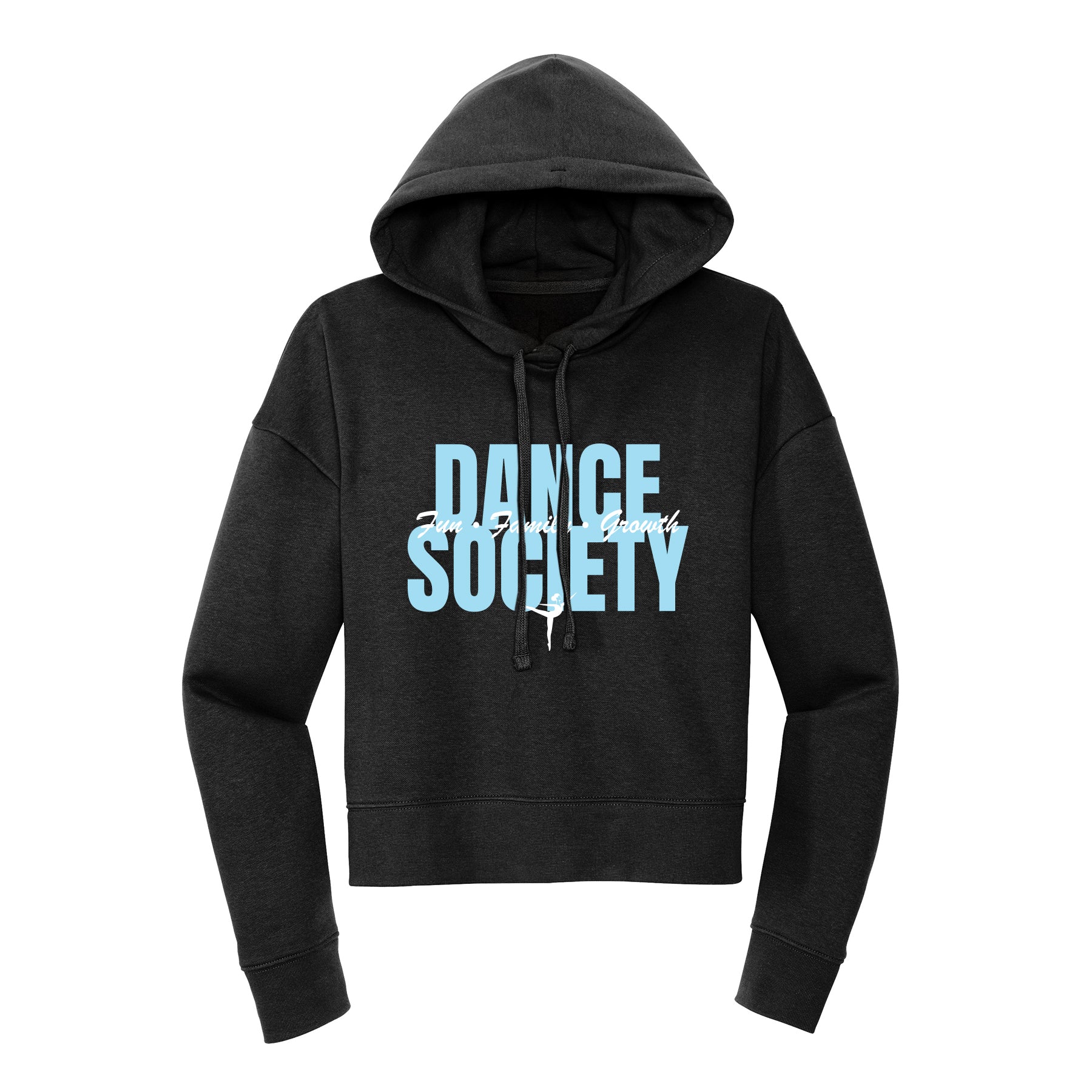 Dance Society Stacked Cropped Hoodie