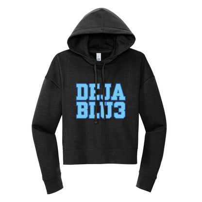 Deja Blu3 Cropped Hoodie