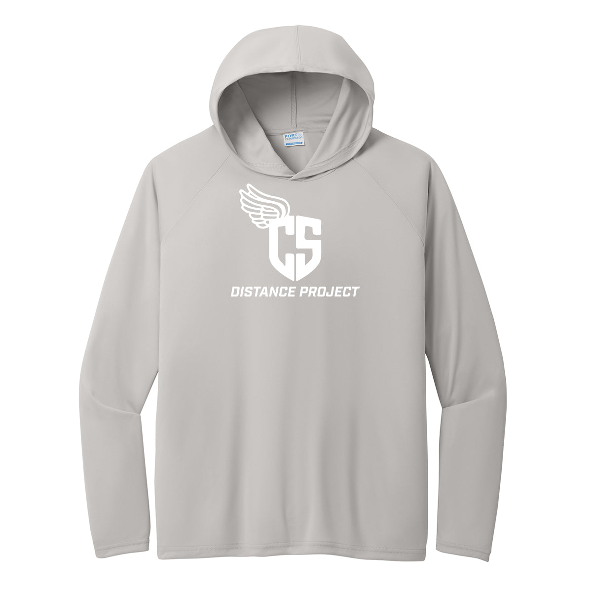 CS Distance Project Performance Hooded Long Sleeve Tee