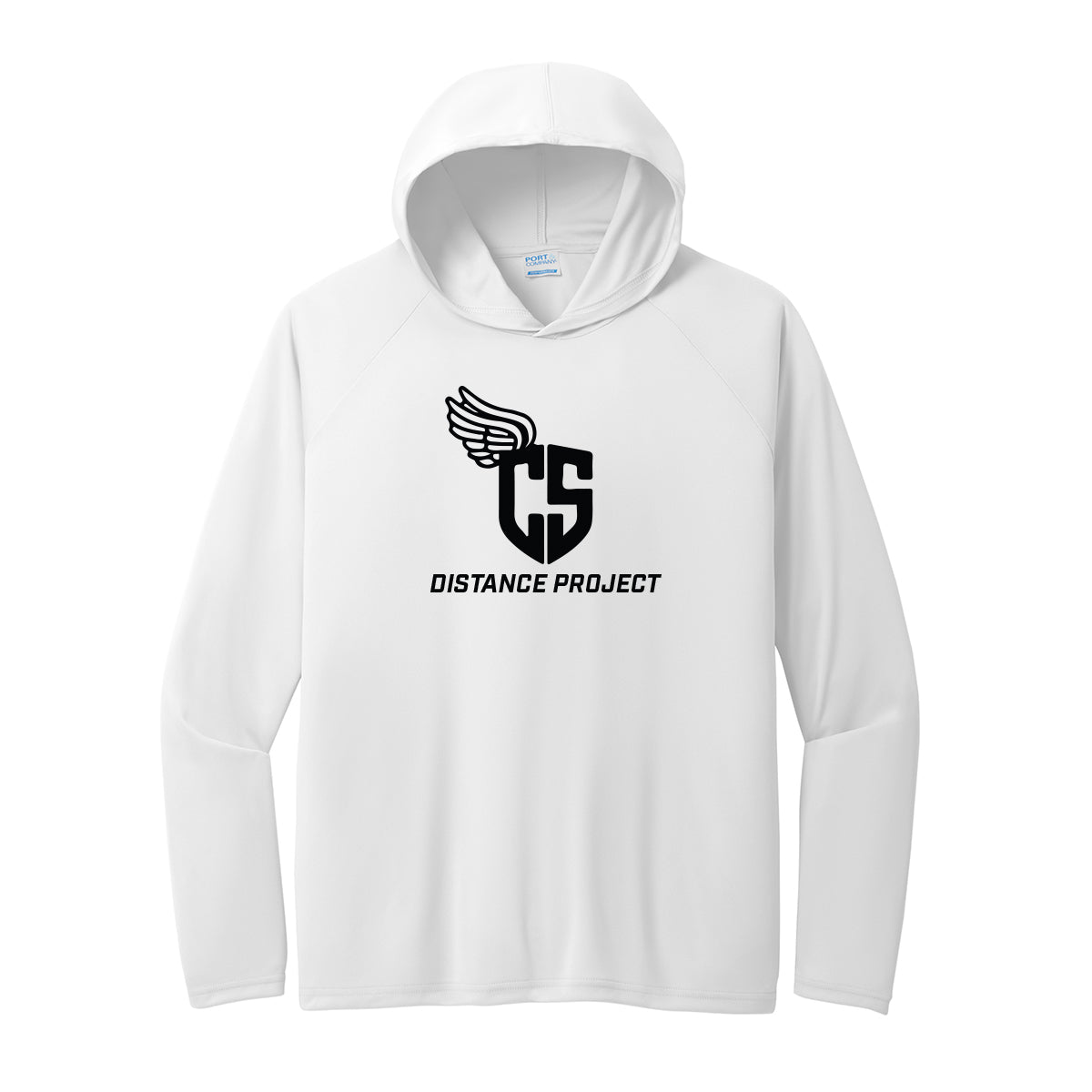 CS Distance Project Performance Hooded Long Sleeve Tee