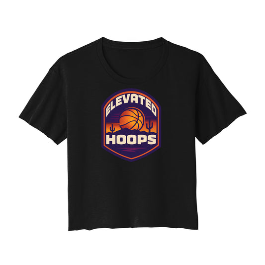 Elevated Hoops Cropped Tee