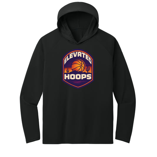 Elevated Hoops Performance Hooded Long Sleeve Tee