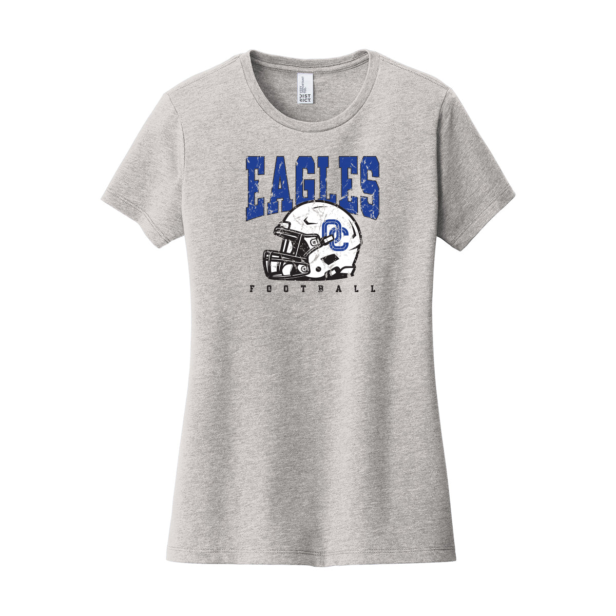 Eagles Helmet Women's Fitted Tee