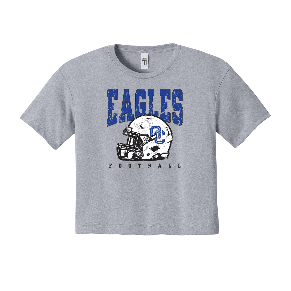 Eagles Helmet Cropped Tee
