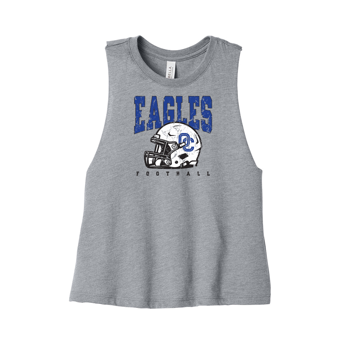 Eagles Helmet Women's Cropped Tank