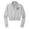 Eagles Helmet Cropped 1/4 Zip Fleece