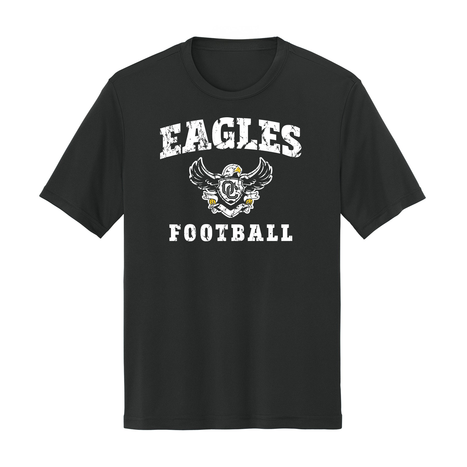 Eagles Football Distressed Dri Fit Tee