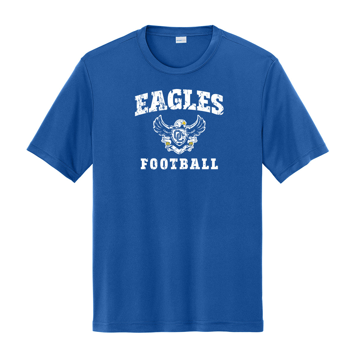 Eagles Football Distressed Dri Fit Tee