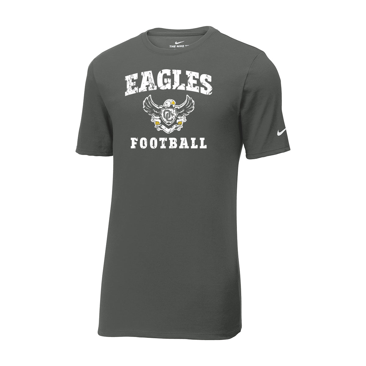 Eagles Football Distressed Nike Dri-Fit Tee
