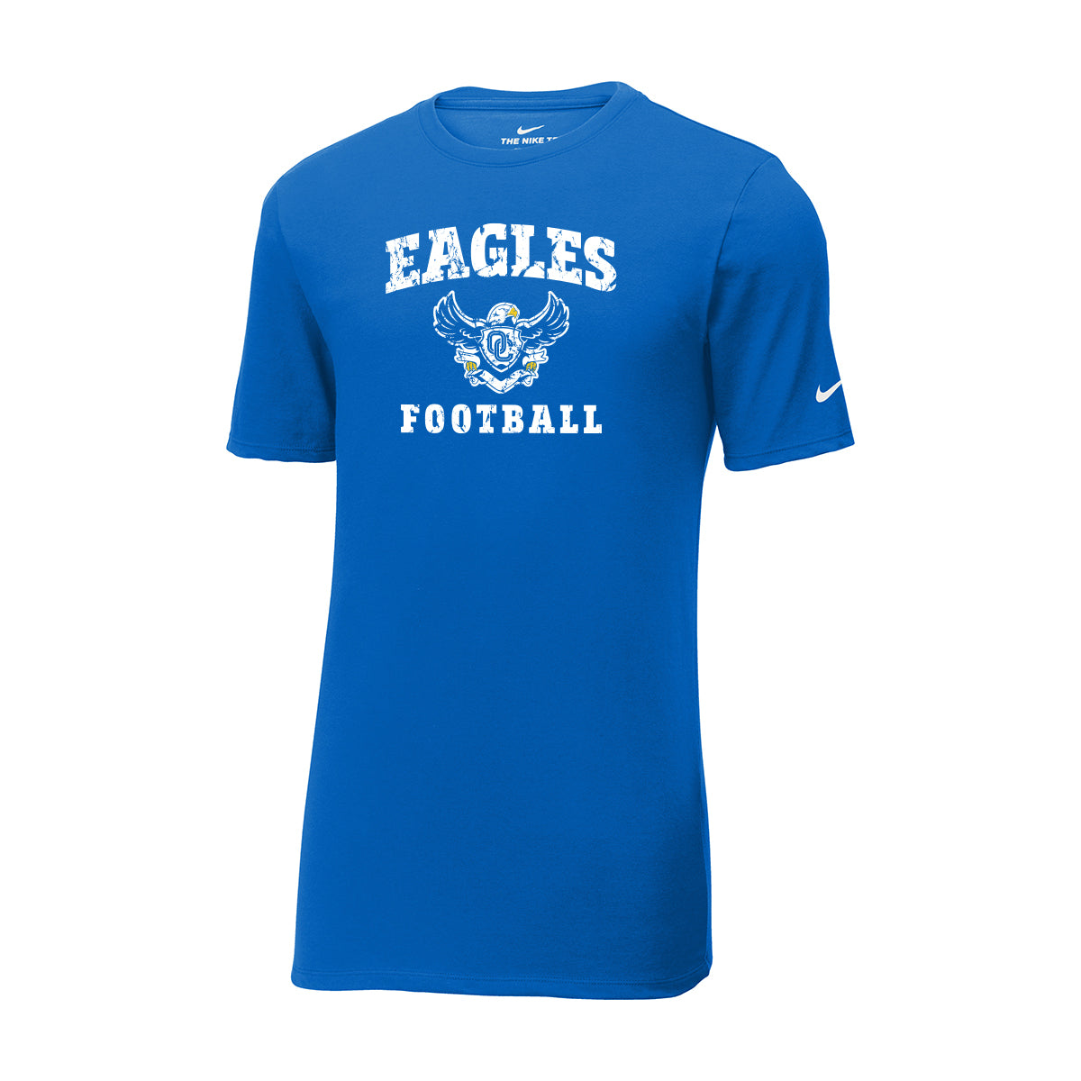Eagles Football Distressed Nike Dri-Fit Tee