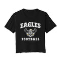 Eagles Football Distressed Cropped Tee