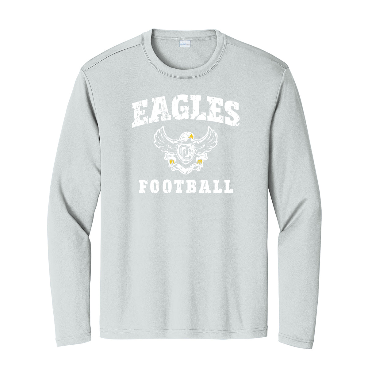 Eagles Football Distressed Unisex Long Sleeve Tee
