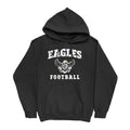 Eagles Football Distressed Hoodie