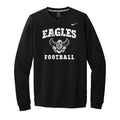 Eagles Football Distressed Nike Crewneck Sweatshirt
