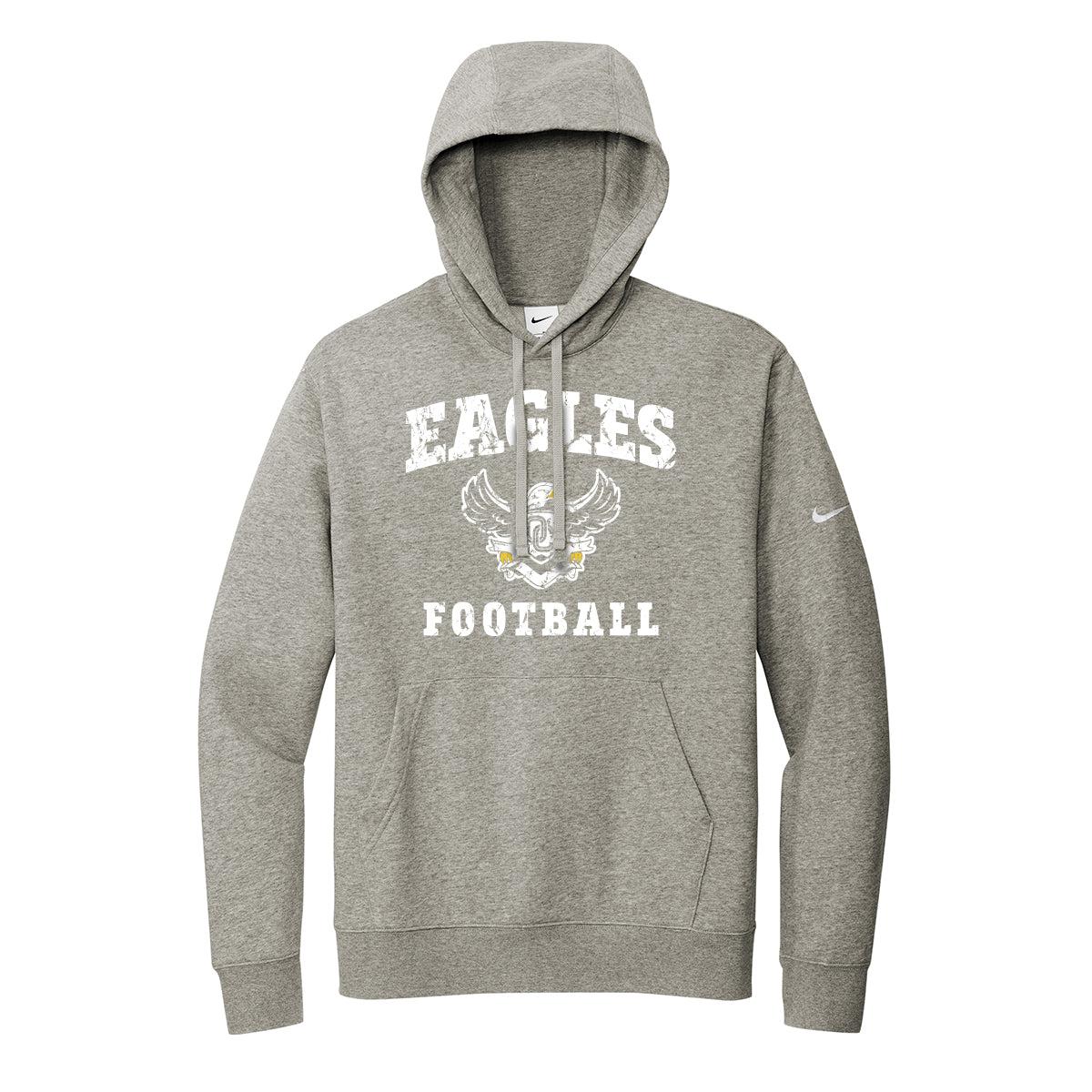 Eagles Football Distressed Nike Hoodie