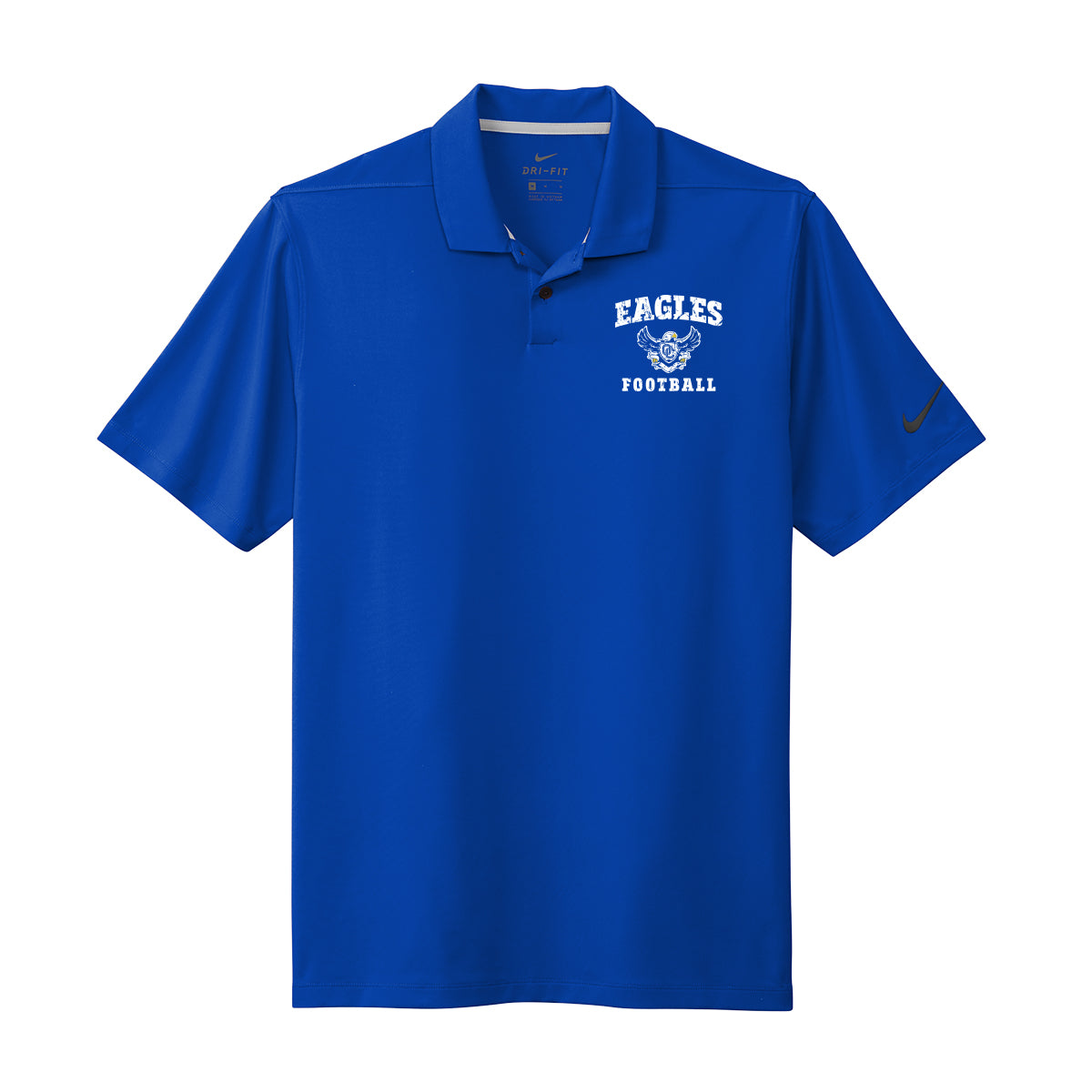 Eagles Football Distressed Nike Polo