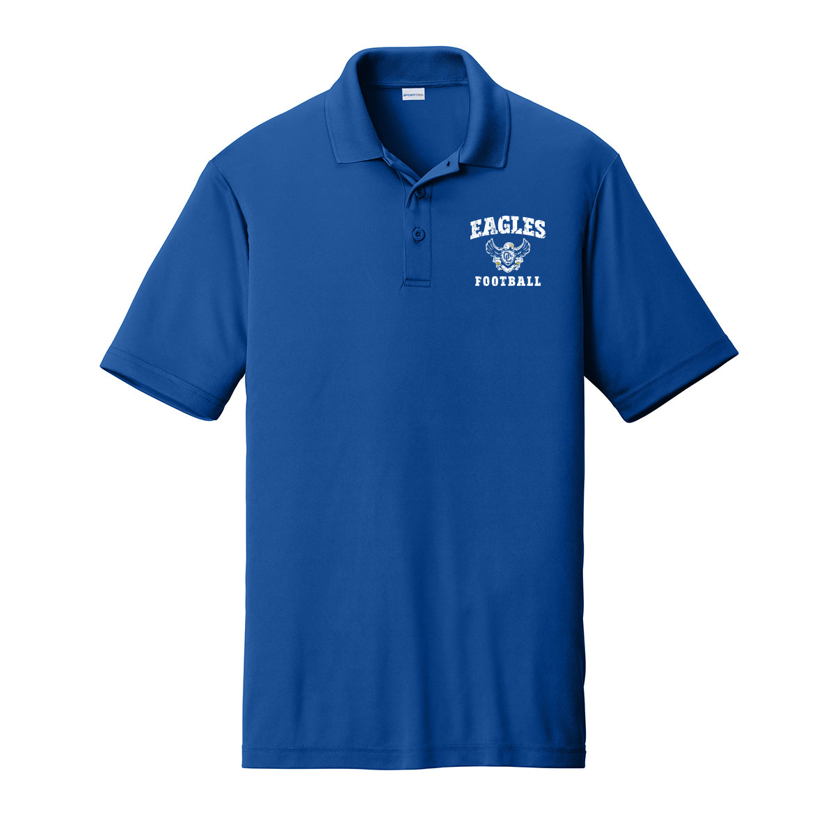 Eagles Football Distressed Polo