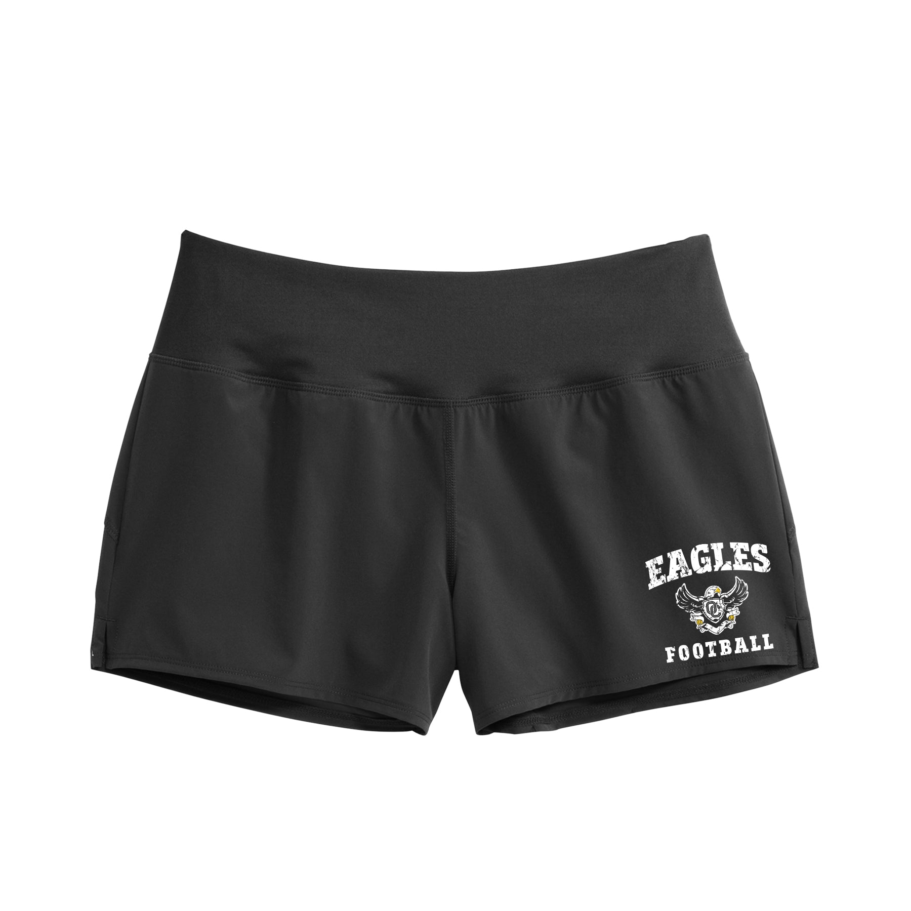 Eagles Football Distressed Women's Shorts