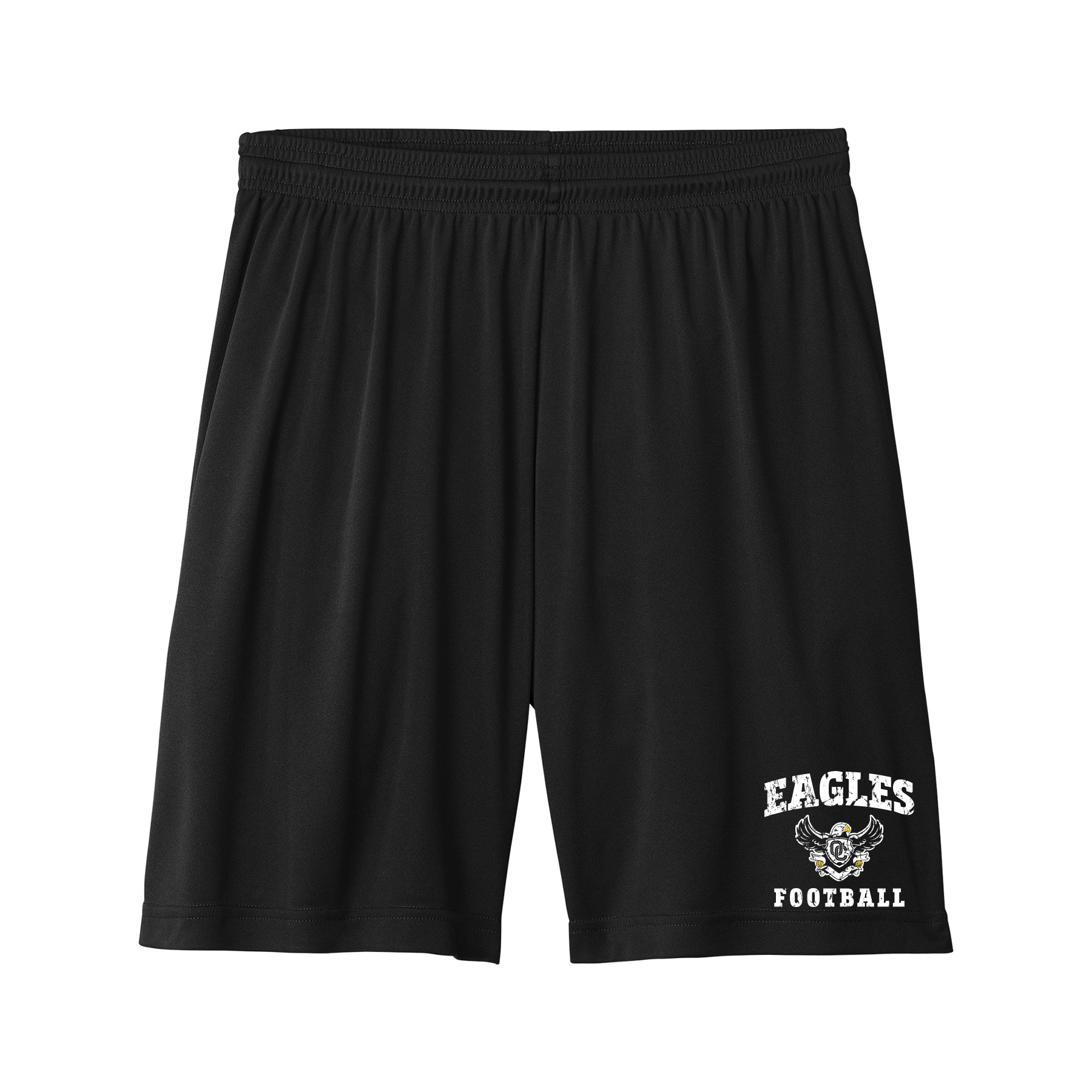 Eagles Football Distressed Shorts