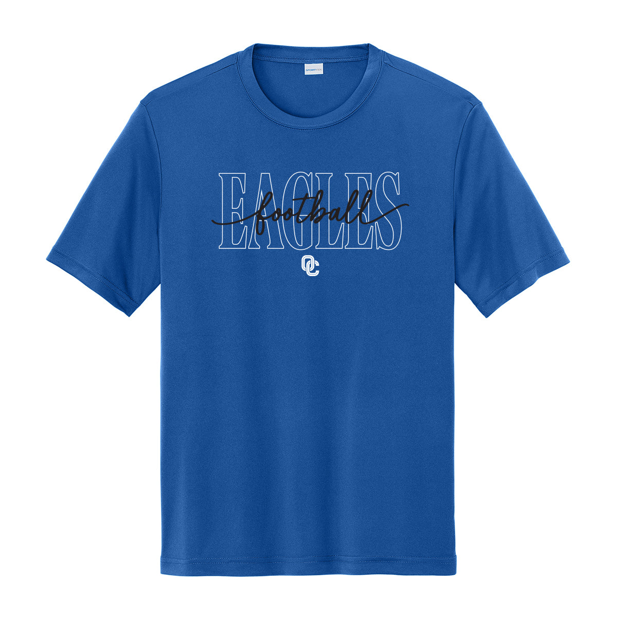 OC Eagles Football Script Dri Fit Tee