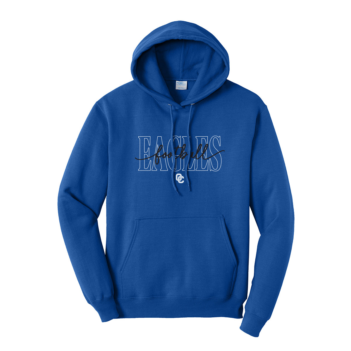 OC Eagles Football Script Hoodie