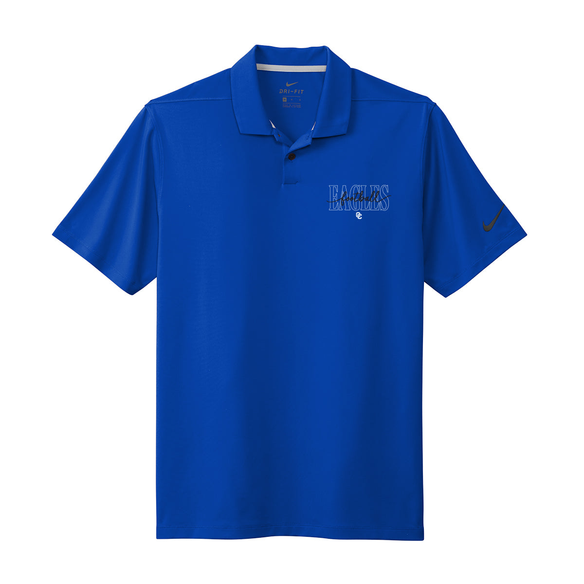 OC Eagles Football Script Nike Polo