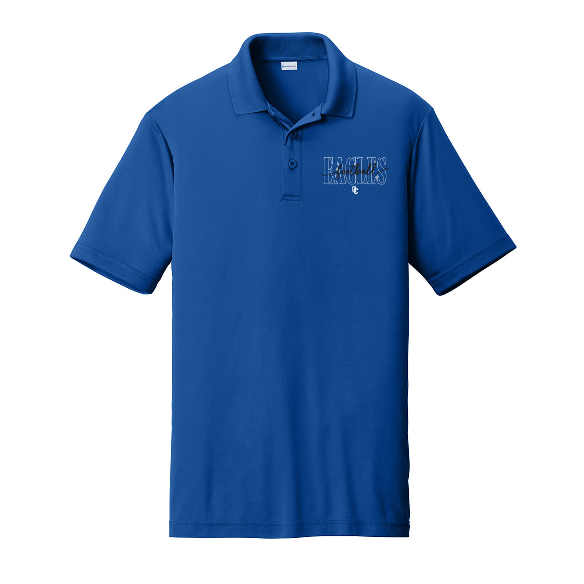OC Eagles Football Script Polo