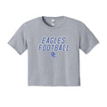 Eagles Football Stacked Cropped Tee