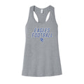 Eagles Football Stacked Racerback Tank