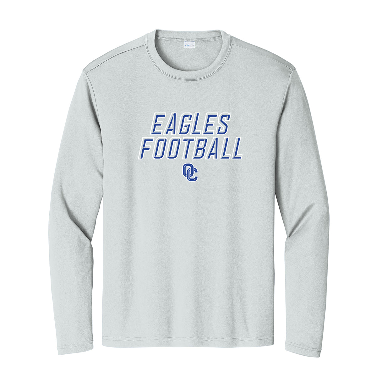 Eagles Football Stacked Unisex Long Sleeve Tee