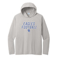 Eagles Football Stacked Performance Hooded Long Sleeve Tee