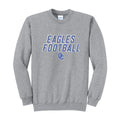 Eagles Football Stacked Unisex Crewneck Sweatshirt
