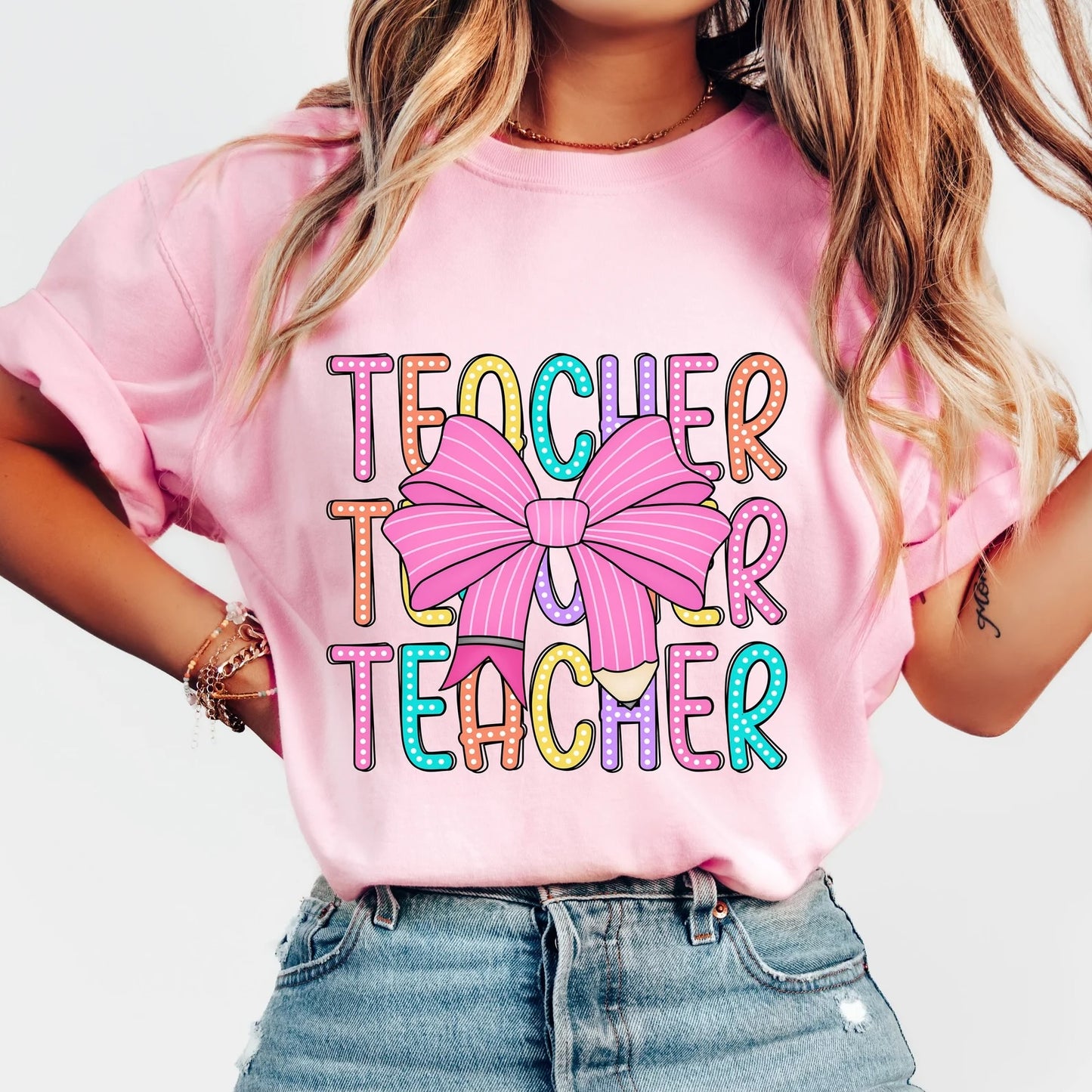 Teacher Bow Unisex Tee