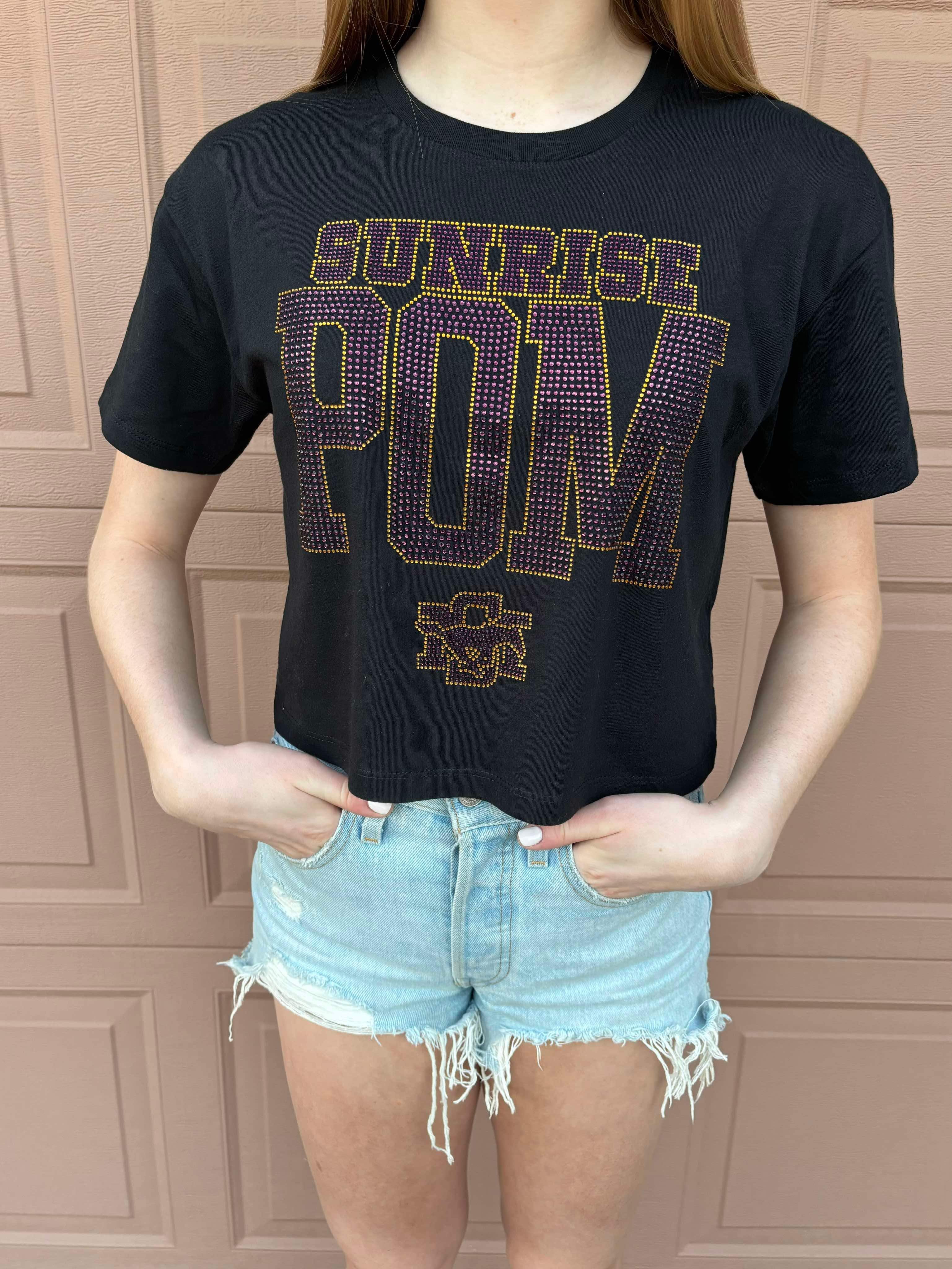 Sunrise Mountain Rhinestone Design (choose your item stye)