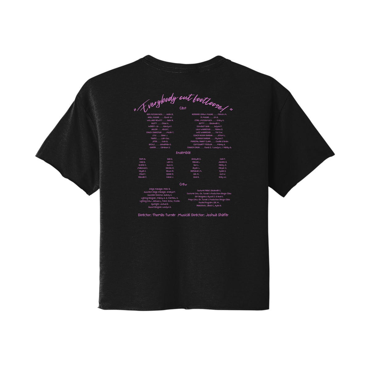 Liberty Spotlight Theatre- Footloose Cropped Tee
