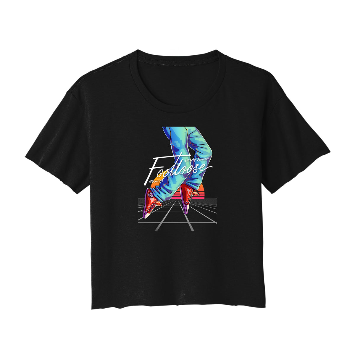 Liberty Spotlight Theatre- Footloose Cropped Tee