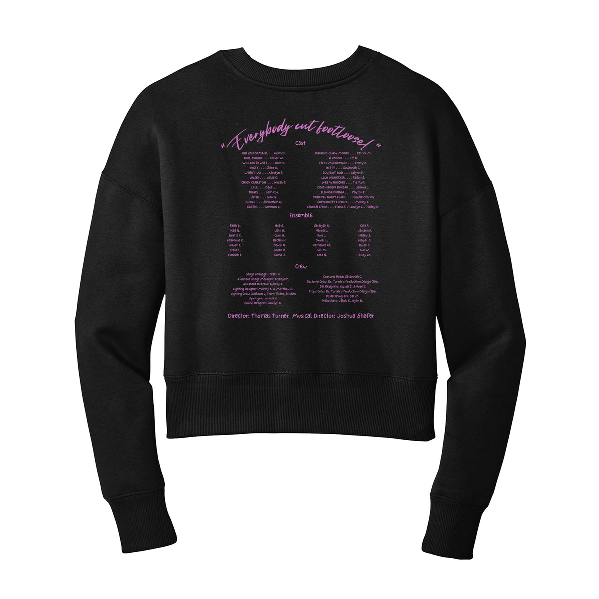 Liberty Spotlight Theatre- Footloose Cropped Crewneck Sweatshirt