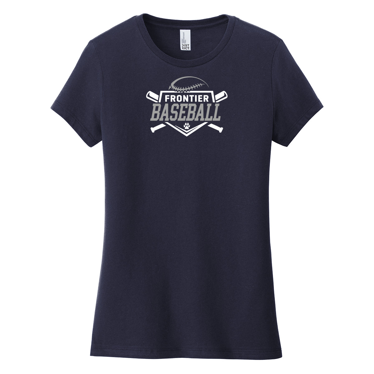 Frontier Elementary Baseball Women's Fitted Tee