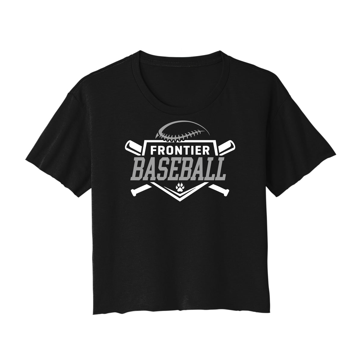 Frontier Elementary Baseball Cropped Tee